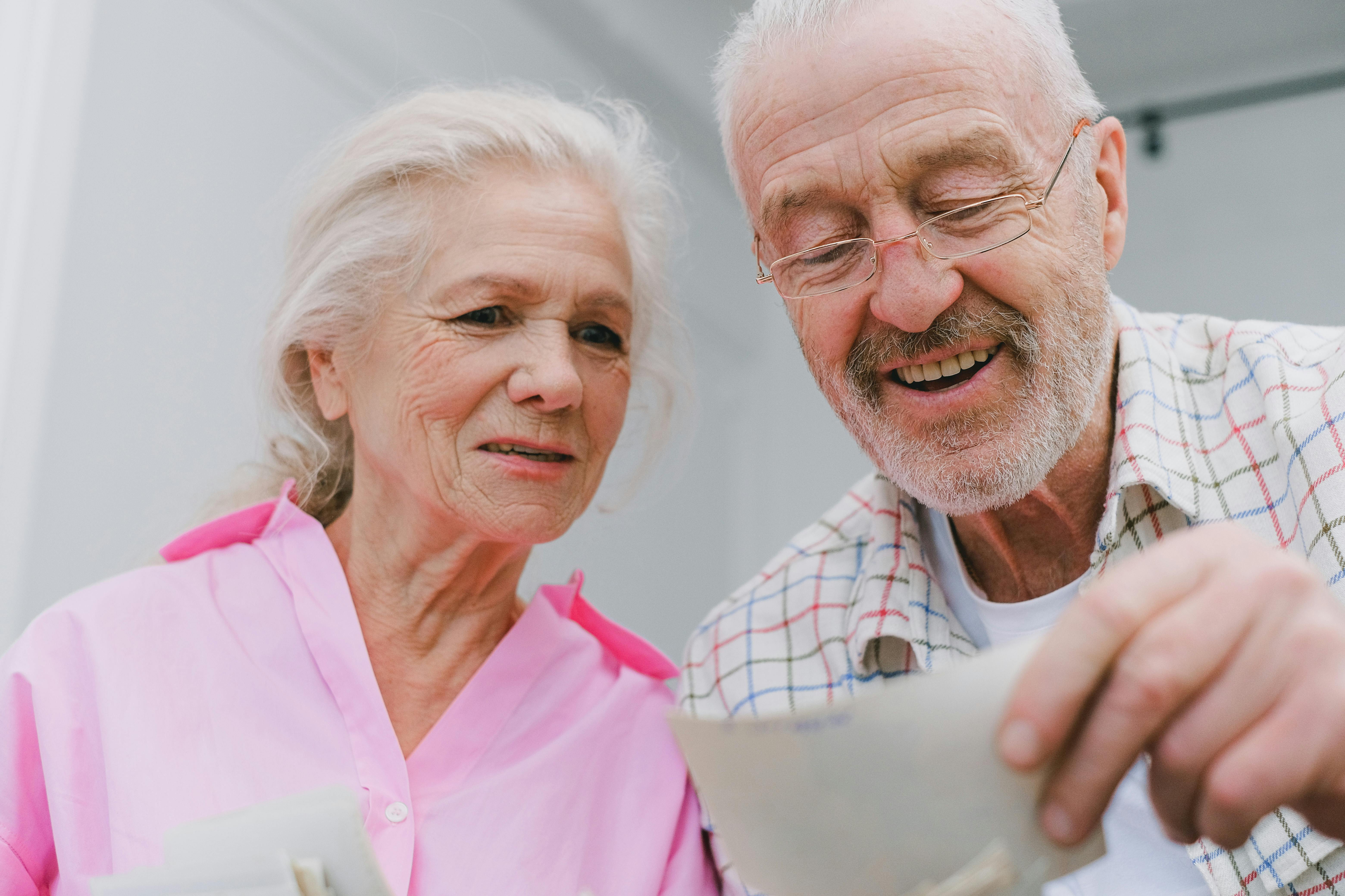 Seniors finding joy in revisiting and organizing old family photographs